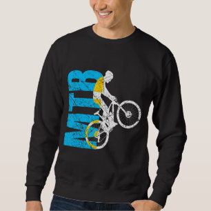 Sweatshirt Mtb Lettres VTT Trail Park Cyclist