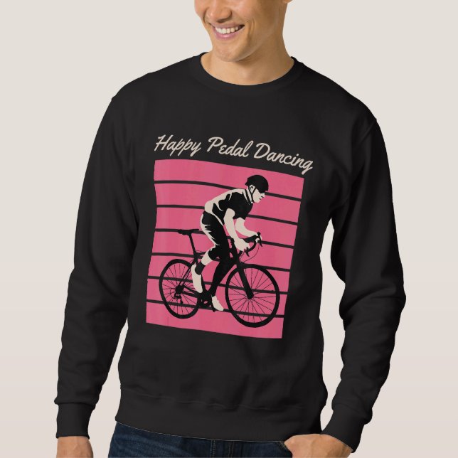 Sweatshirt Mtb Riding Happy Pedal Dancing (Devant)