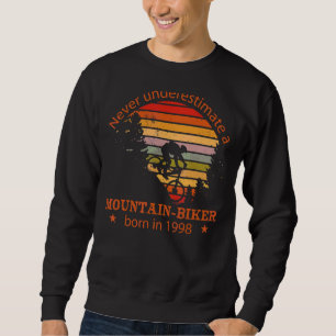 Sweatshirt Mtb Vélos Vintage 1998 Anniversaire Vélo Montagne