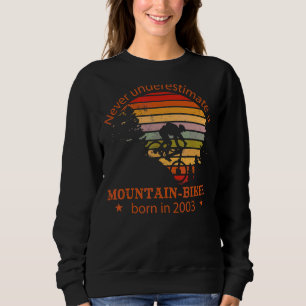 Sweatshirt Mtb Vélos Vintage 2003 Anniversaire Vélo Montagne