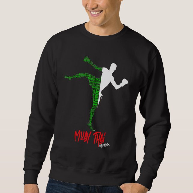 Sweatshirt Muay Thai Combattre le Mexique Thai Boxing (Devant)