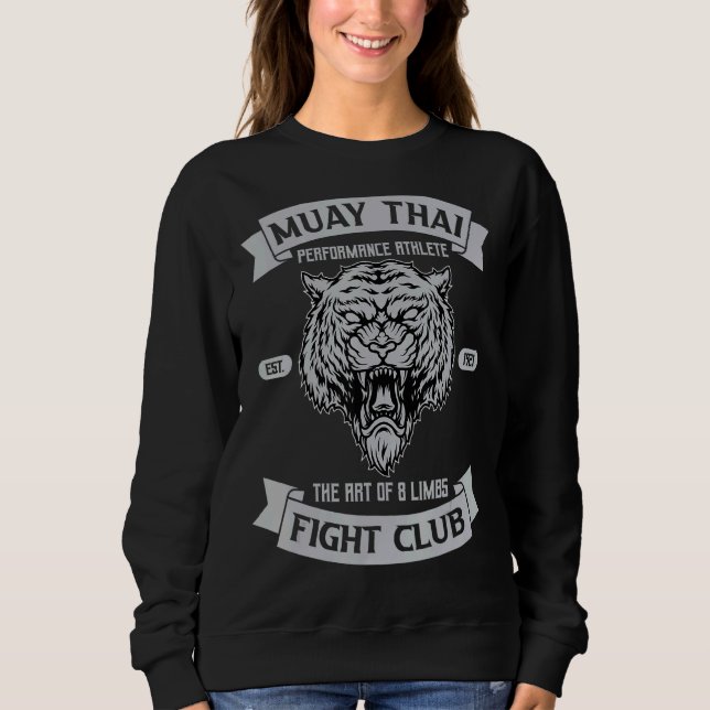 Sweatshirt Muay Thai Combattre Mixed martial art Fighter Kick (Devant)
