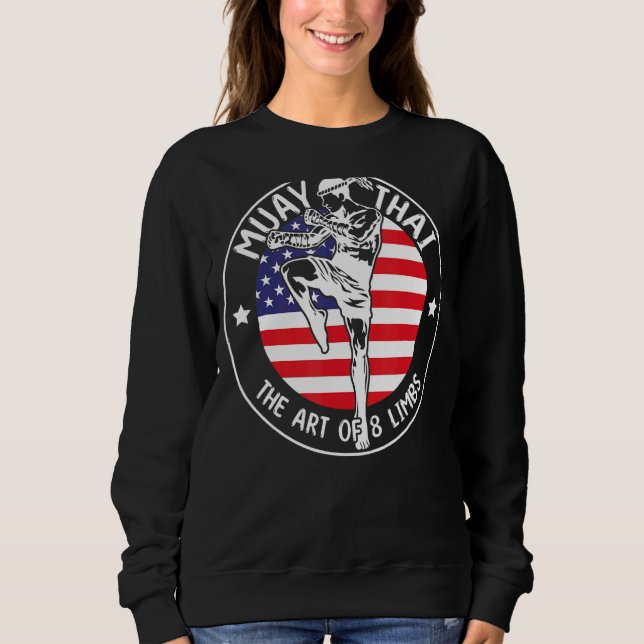 Sweatshirt Muay Thai De 8 Membres (Devant)