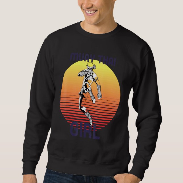 Sweatshirt Muay Thai Mixed martial art Kickboxing Boxing Jiu- (Devant)