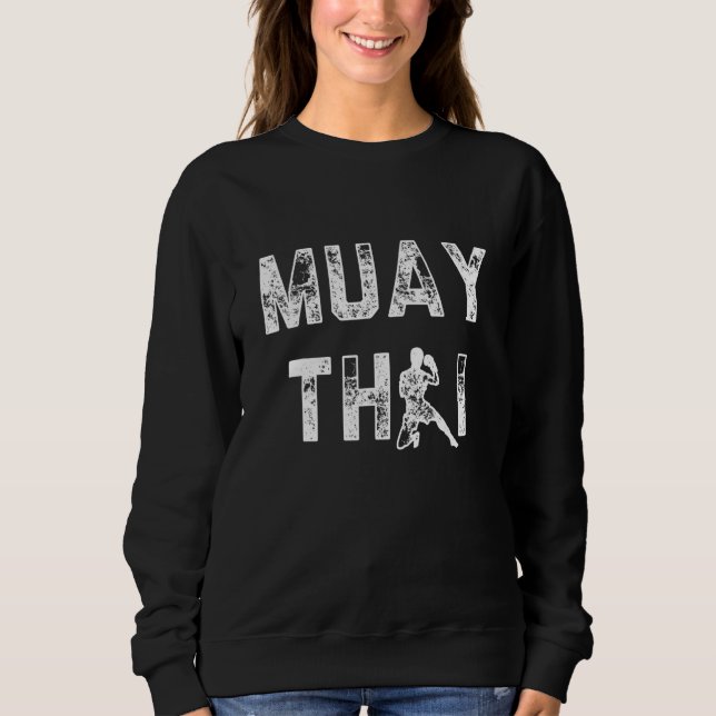 Sweatshirt Muay Thai NakMuay entraînement de boxe (Devant)