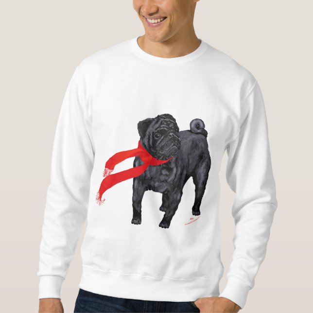 Sweatshirt Mugs au foulard rouge (Devant)