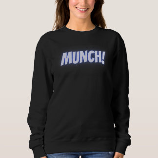 Sweatshirt Munch in blue