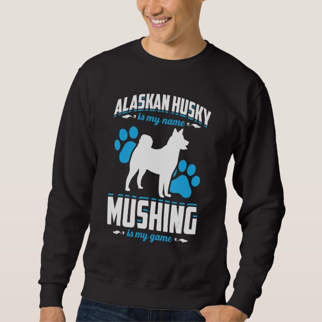 Sweatshirt Mushing Race For Dog Sledding Dog Sled Rider Mushe (Devant)