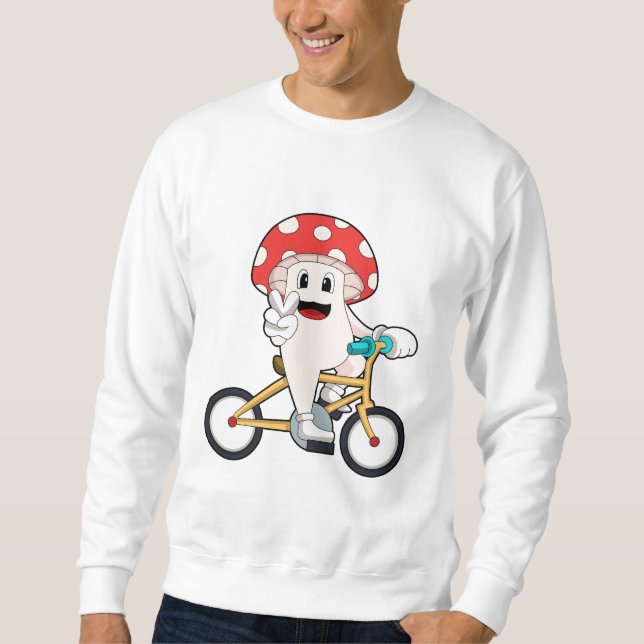 Sweatshirt Mushroom with Bicycle.PNG (Devant)