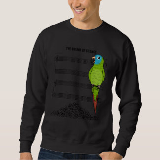 Sweatshirt Musician Parrot I Sound Of Silence I Blue-crowned 