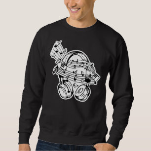 Sweatshirt Musicien Instruments de musique Notes musicales Tr