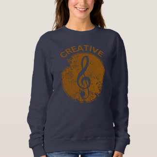 Sweatshirt Musique Créative Cool Musicien design