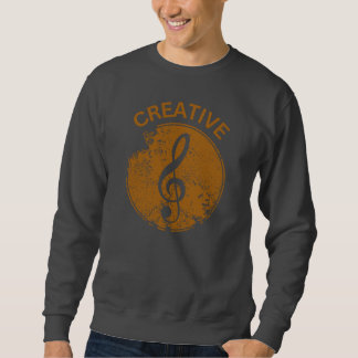 Sweatshirt Musique Créative Cool Musicien design