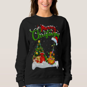 Sweatshirt Musique de guitare Décorations de Noël Père Noël G
