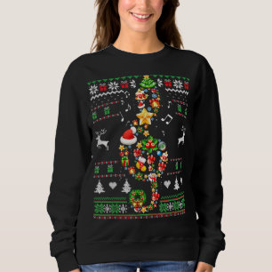 Sweatshirt Musique Note Noël Sweater laide enseignant de musi