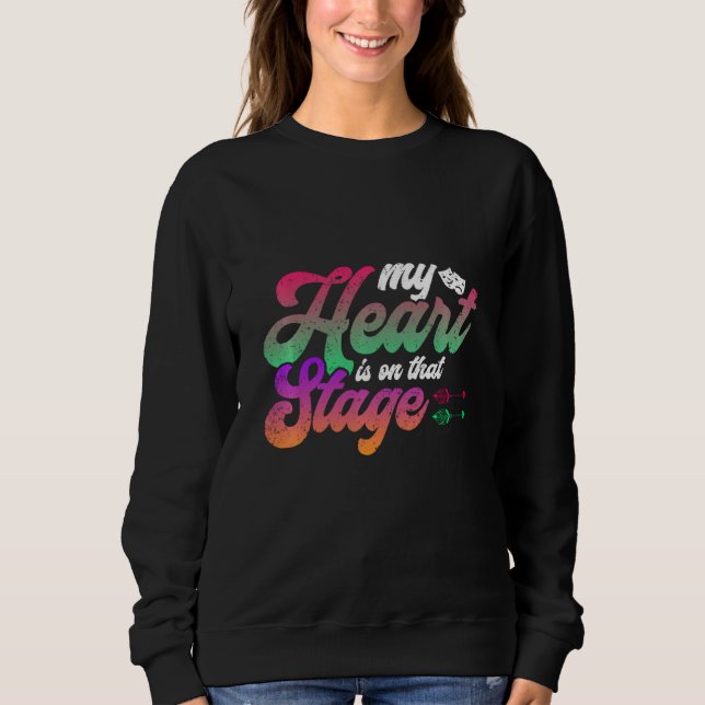 Sweatshirt Musique Scène Performance Théâtre musical (Devant)