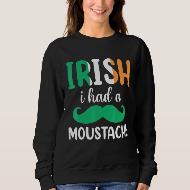 Sweatshirt Mustache irlandaise (Devant)
