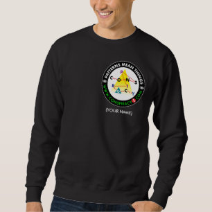 Sweatshirt My Favorite Conspiracy Design (version sombre)