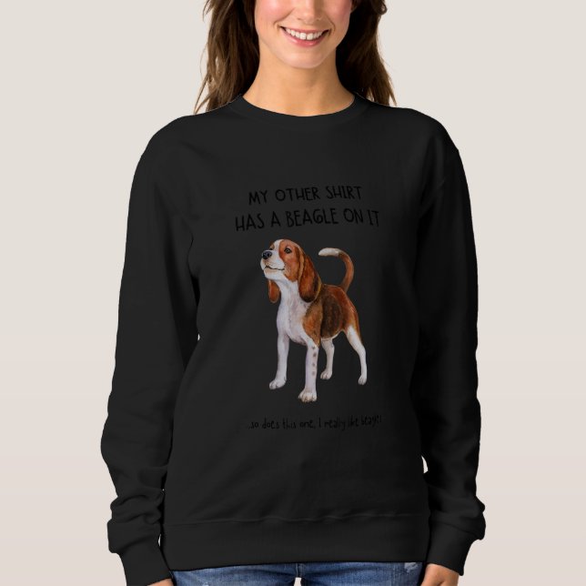Sweatshirt My Other Things A Un Beagle Sur Il Animaux Animaux (Devant)