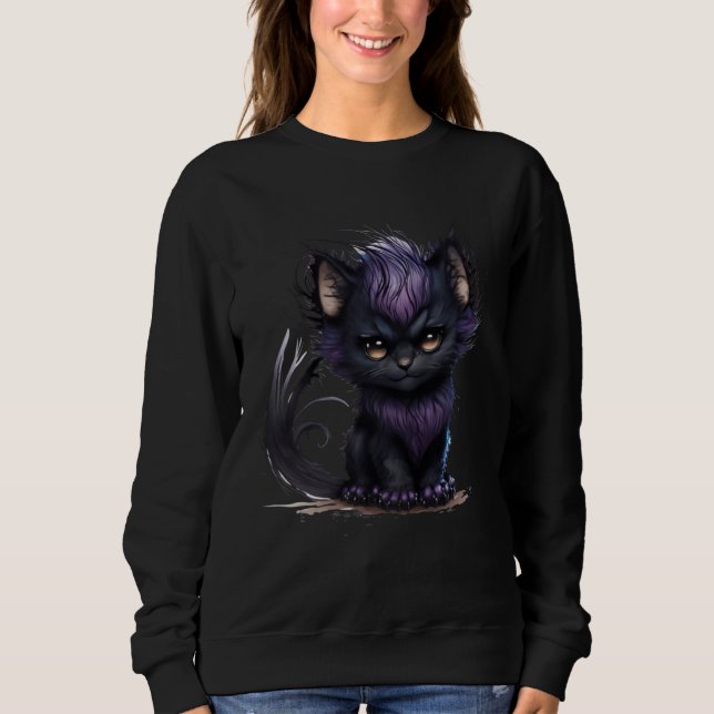 Sweatshirt Mystic Vampiric Animals Lion Monkey Dog  3 (Devant)