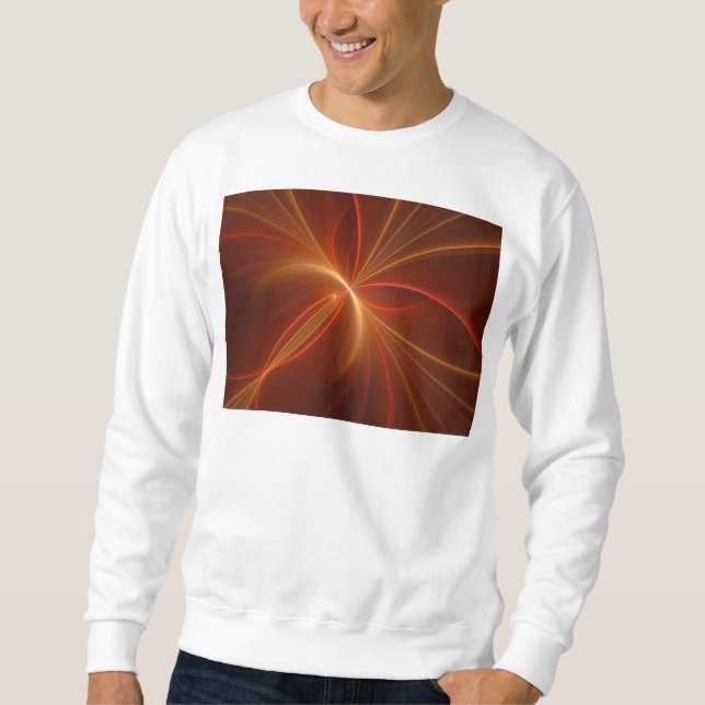 Sweatshirt Mystique Abstrait Fractal Art Moderne Couleurs cha (Devant)