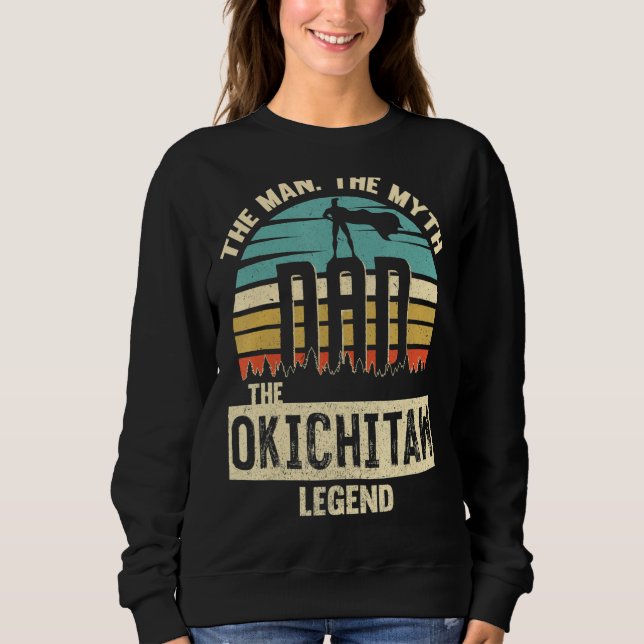 Sweatshirt Mythe de l'homme Légende Papa Okichitaw (Devant)