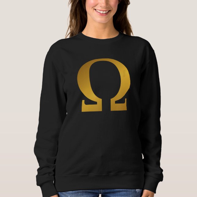 Sweatshirt Mythologie grecque Omega Symbole Fraternité Soror  (Devant)