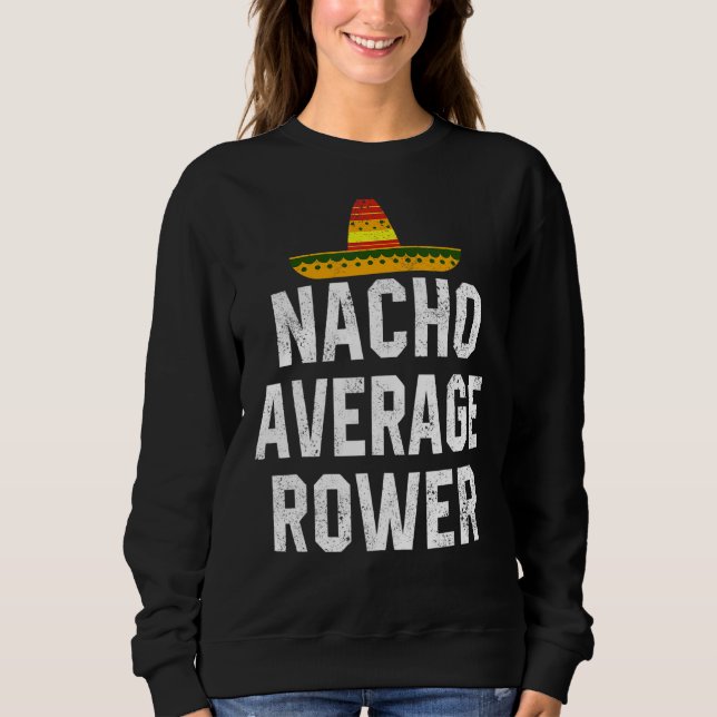Sweatshirt Nacho Moyenne des entraîneurs d'aviron de l'équipa (Devant)