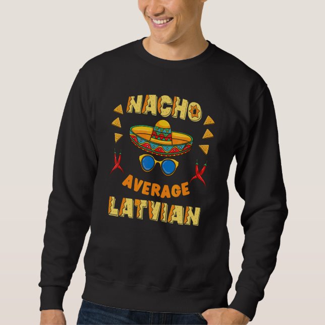 Sweatshirt Nacho Moyenne Letton Cinco De Mayo (Devant)