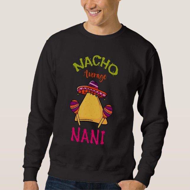 Sweatshirt Nacho Moyenne Nani Cinco De Mayo Grandmoth (Devant)