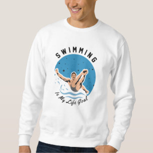 Sweatshirt nager - La natation est mon objectif