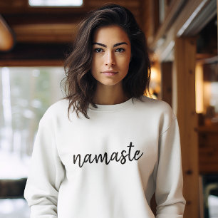 Sweatshirt Namaste   Spiritual méditation yoga moderne