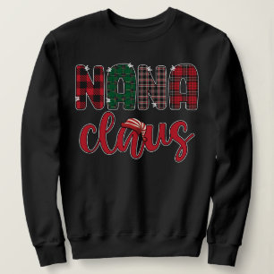 Sweatshirt Nana Claus Famille Correspondant vêtement de Noël