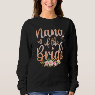 Sweatshirt Nana de la mariée Fête de mariage Femmes