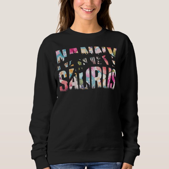 Sweatshirt Nannysaurus Rex Grandma Dinosaur Rex Nanny Saurus (Devant)
