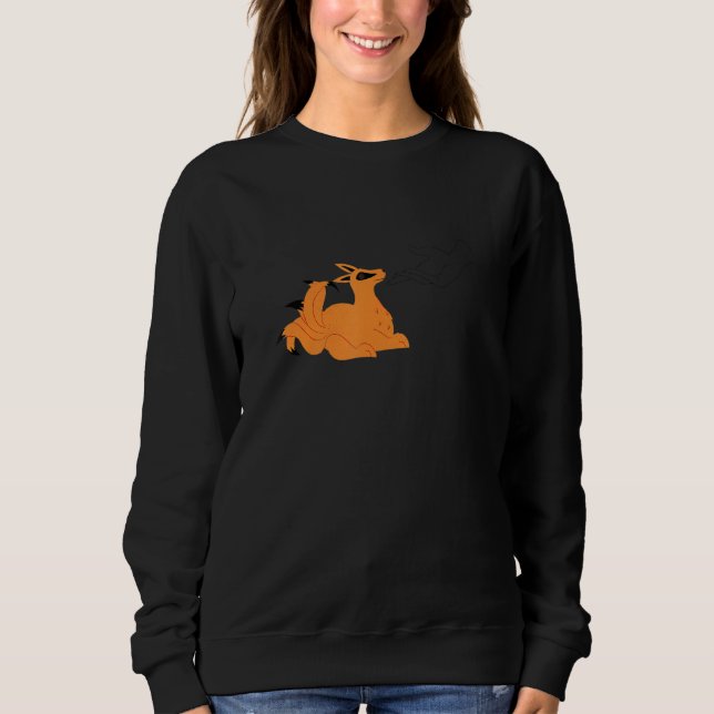 Sweatshirt NaruSasu I SasuNaru kitsune fox and sun symbol han (Devant)