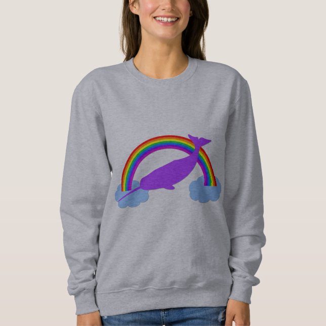 Sweatshirt Narwhal magique (Devant)