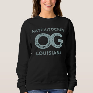 Sweatshirt Natchitoches Louisiane Montrer Votre Ville Origina
