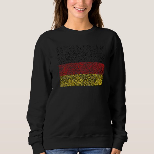 Sweatshirt National Flag of Germany souvenir  for men women (Devant)
