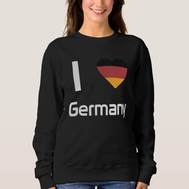 Sweatshirt National Flag of Germany souvenir  for men women 3 (Devant)