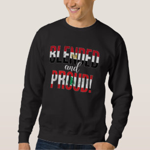 Sweatshirt Nationalité Blair Et Fière Demi-Égyptienne Demi-L