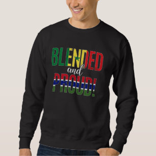 Sweatshirt Nationalité Fier Et Fier À Moitié Sénégalaise