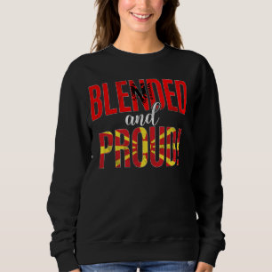 Sweatshirt Nationalité Fier Et Flime Moitié Albanaise Moitié