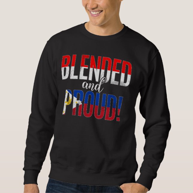 Sweatshirt Nationalité Fier Et Flime Moitié Indonésienne (Devant)