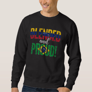 Sweatshirt Nationalité Fier Et Flime Moitié Vénézuélienne