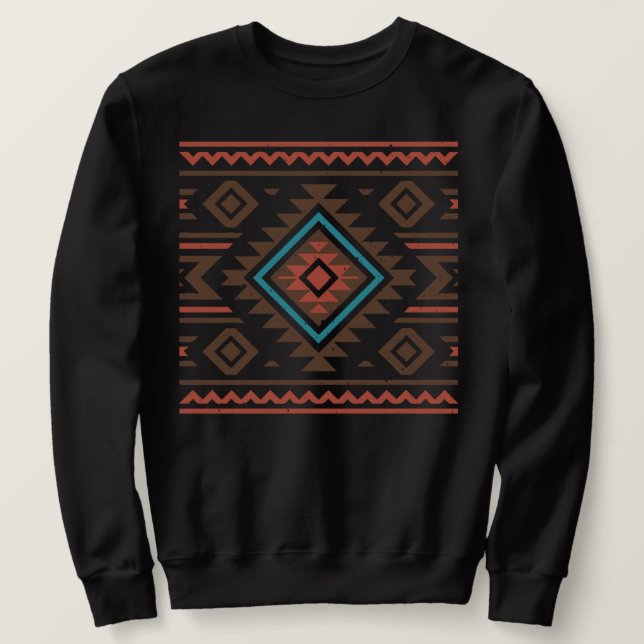 Sweatshirt Native American Art (Design devant)