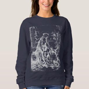 Sweatshirt Nativité de Noël Vierge et Enfant Vierge Marie