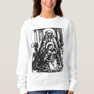 Sweatshirt Nativité de Noël Vierge et Enfant Vierge Marie