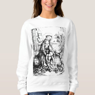 Sweatshirt Nativité de Noël Vierge et Enfant Vierge Marie