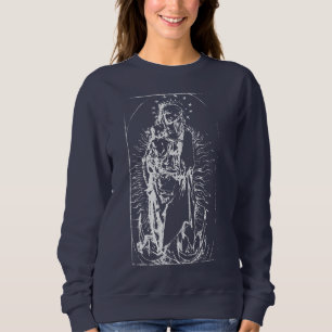 Sweatshirt Nativité de Noël Vierge et Enfant Vierge Marie